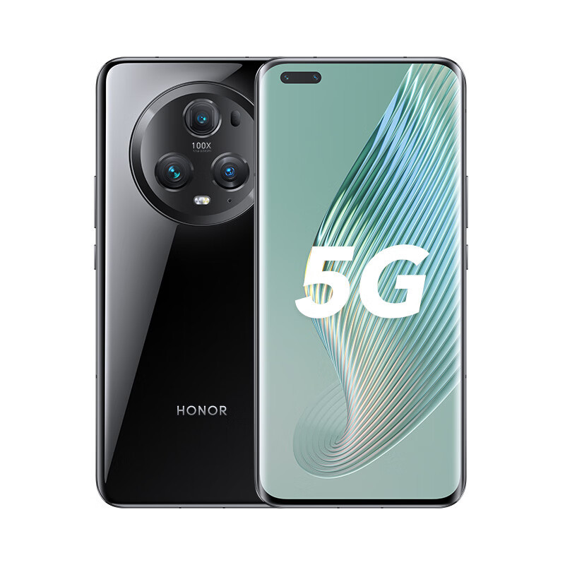 [原封]荣耀Magic5 Pro 16GB+512GB 亮黑色 第二代骁龙8芯 120Hz智能刷新率 5000万超清广角主摄 5G手机 荣耀官方正品