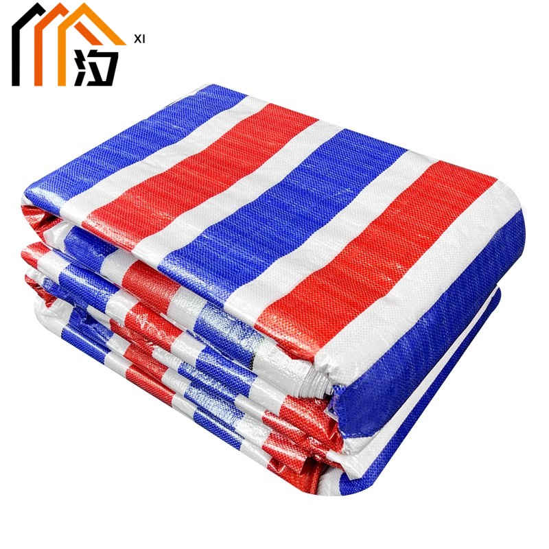 汐塑料彩条布8*15m张高清大图