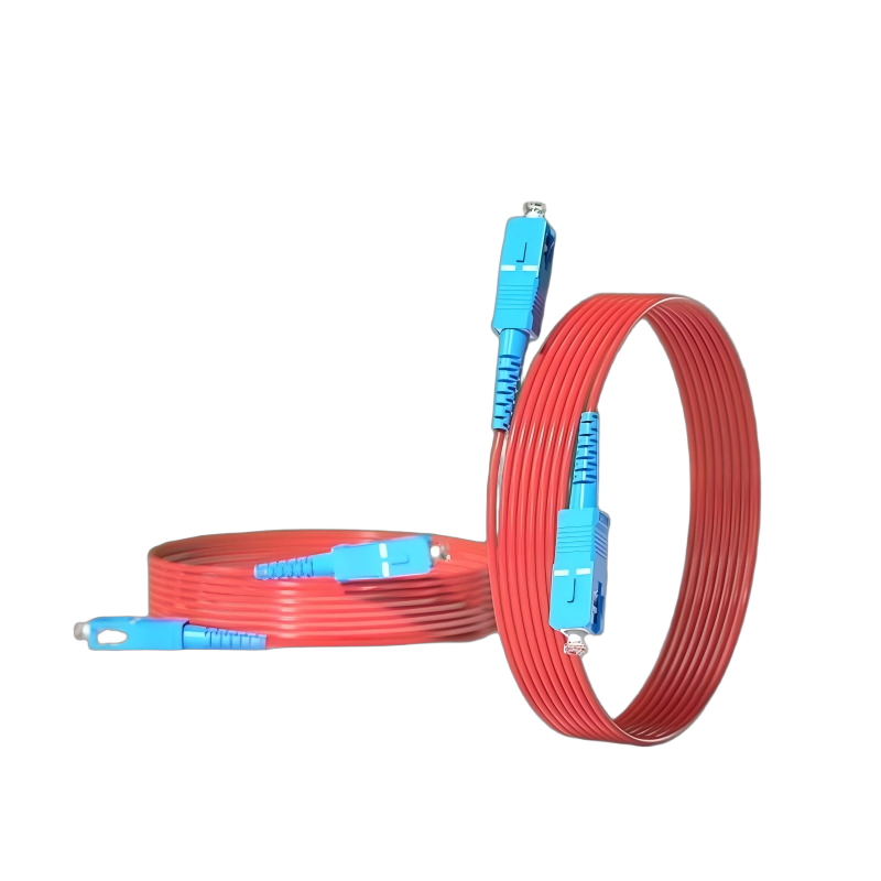 优普光红色铠装尾纤SC-SC3米/根高清大图