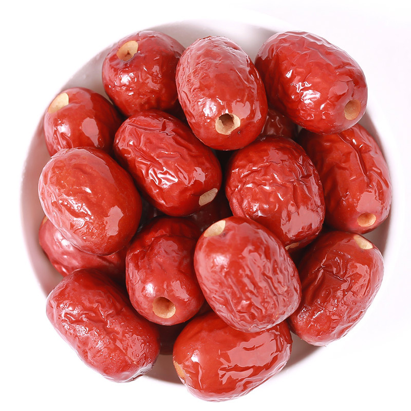 [好想你_锁鲜去核红枣600g/箱]免洗即食小包装小鲜肉枣礼盒