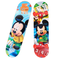 迪士尼DISNEY滑板儿童8-10岁男女童通用小孩滑板初学者青少年休闲滑板木板儿童四轮全闪刷街双翘板公路板30