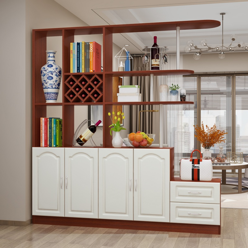 寻木匠酒柜现代简约客厅隔断柜屏风柜进间厅柜装饰柜置物架鞋柜玄关柜