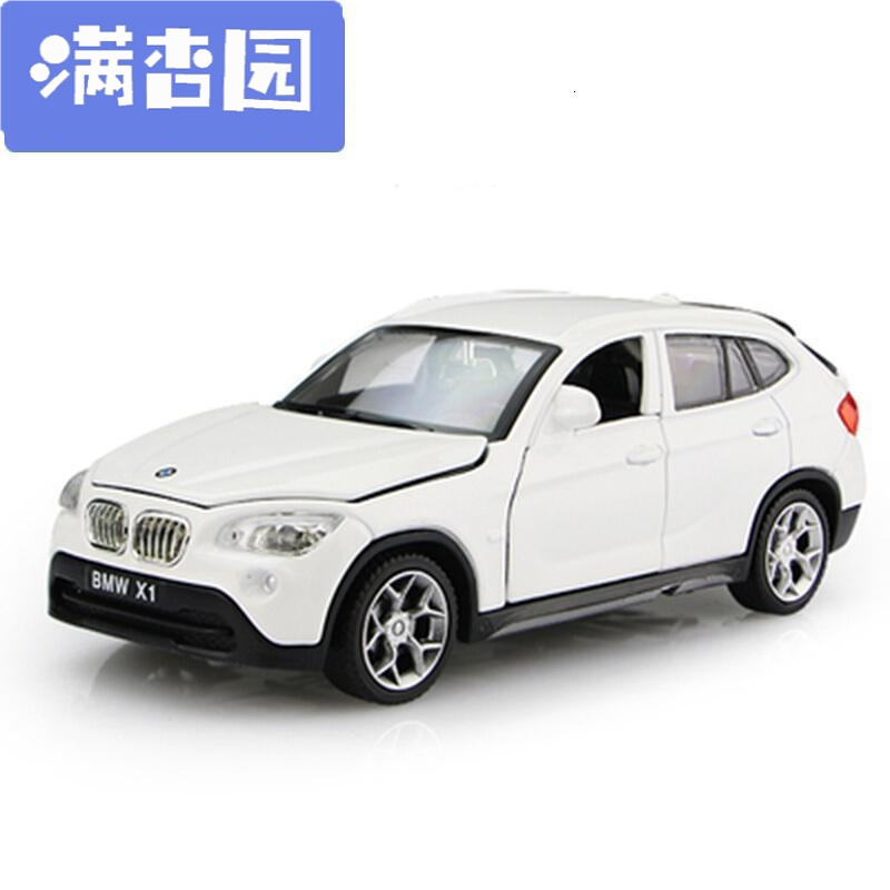 合金小汽车模型仿真儿童玩具车小孩声光回力车车模男宝马x1白色视频