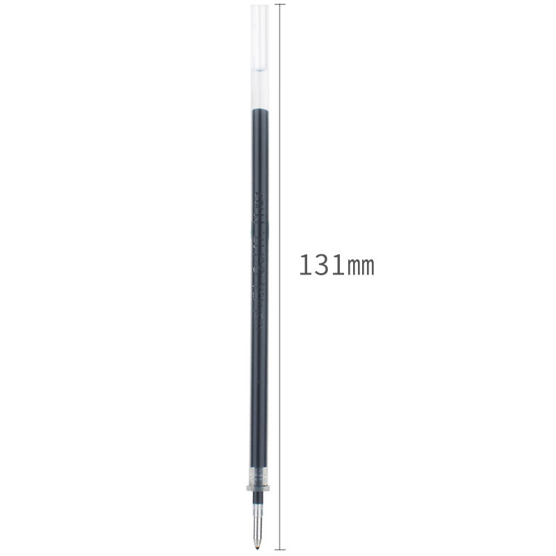 得力(deli)0.7mm拔帽中性笔笔芯子弹头替芯 办公用品 黑色20支/盒S761 开学文具