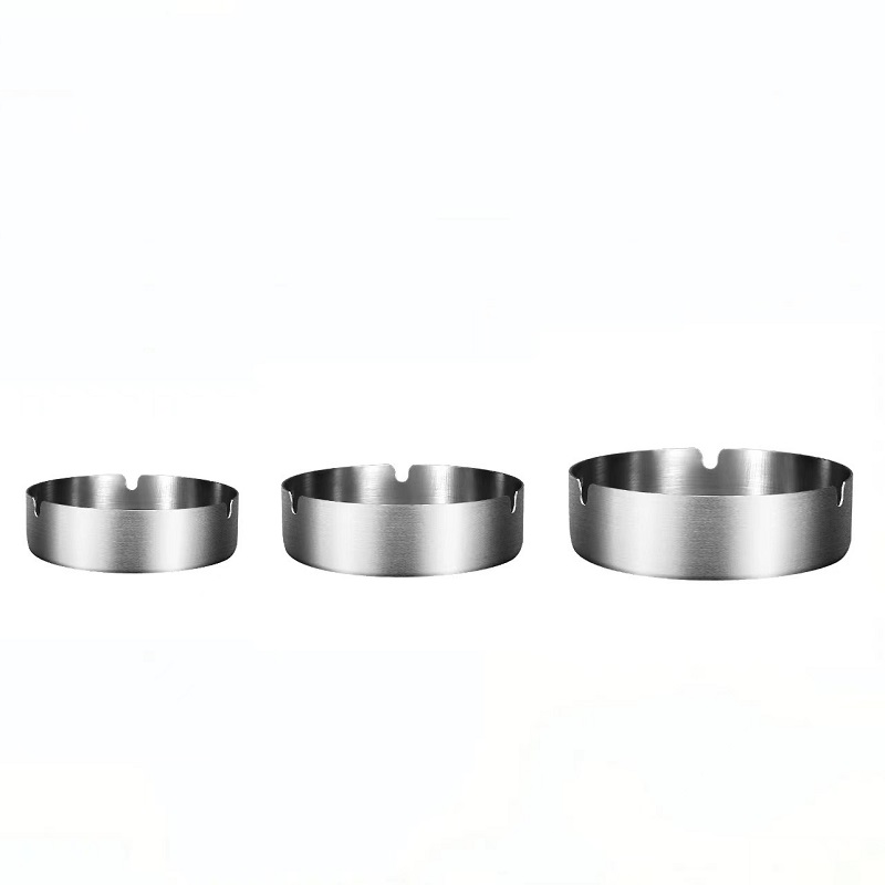 不锈钢烟缸 8cm高清大图