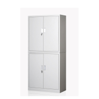 鸿业盛大简约现代文件柜850L*390W*1800H环保喷塑储物柜多层调节大容量办公柜带锁