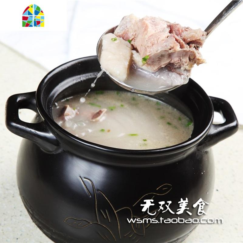 烧坏换新可高温炖汤炖肉炖鸡加厚砂锅煲陶瓷汤锅炖锅汤罐送垫 FENGHOU 4.6升全黑(整鸡4-6人)4-6人送垫高清大图