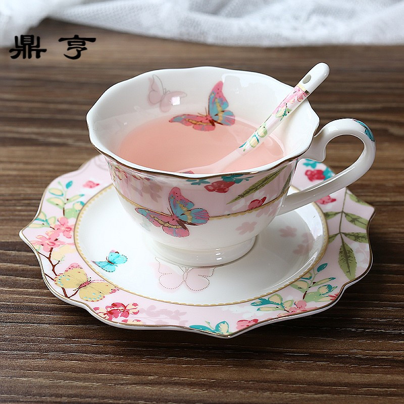 鼎亨欧式花茶茶具套装 透明玻璃煮水果茶壶加热底座 英式下午茶家