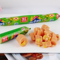 【满2袋送喜之郎果冻】双汇润口香甜王玉米味火腿肠整箱批发泡面搭档拍档烤肠香肠小零食