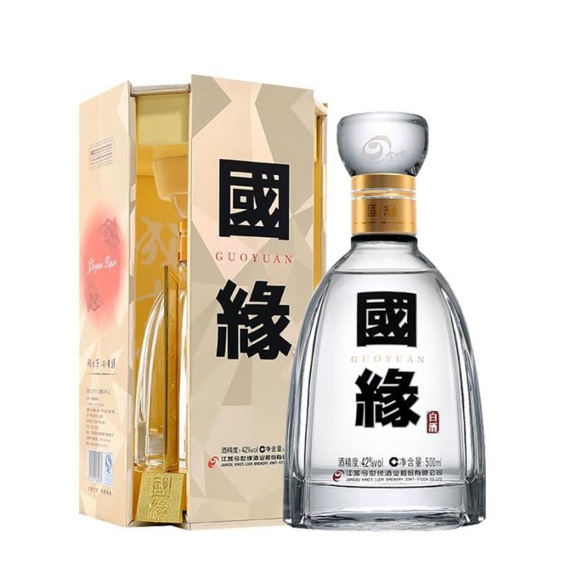 国缘(GUOYUAN) 四开42度500ml 单瓶浓香型白酒【价格图片品牌报价