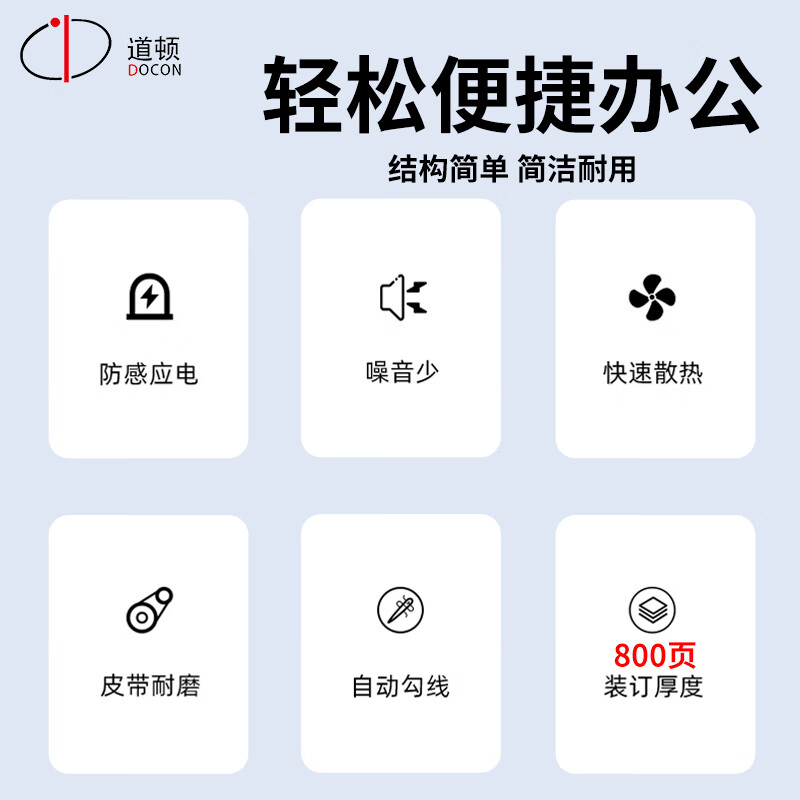 道顿(DOCON)DC-2168 穿线式装订机高清大图
