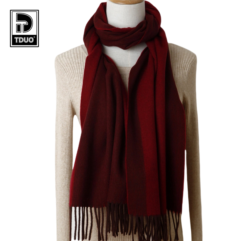 TDUO保暖纯色羊羔毛围巾CC27 条高清大图