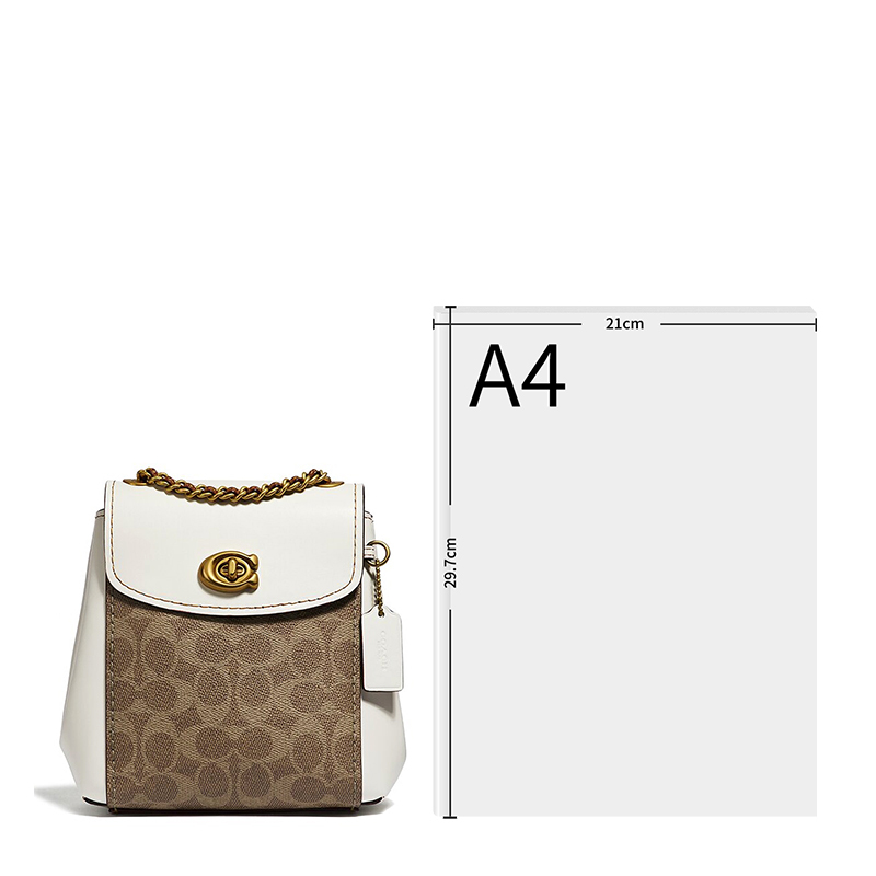 Coach 蔻驰 女士拼色背包双肩包 69650B4NQ5