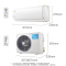 美的(Midea)正1.5匹变频智弧冷暖智能壁挂式卧室空调挂机KFR-35GW/WDAA3