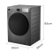 倍科(beko)BU-WCP 101452 PMI 10公斤变频滚筒洗衣机 全自动洗衣机 大容量(曼哈顿灰色)