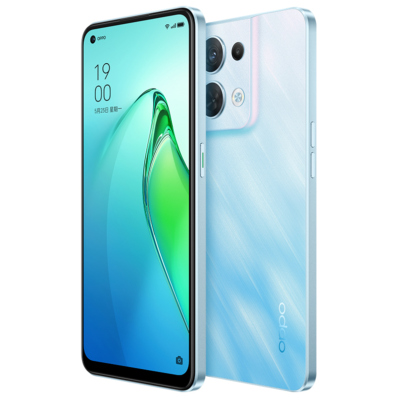 oppo reno8 晴空蓝 12 256 5g全网通手机 拍照游戏智能手机 美颜轻薄