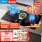 美的(Midea)燃气灶天然气 双灶具 家用5.2kW猛火灶灶台嵌两用 高热效 可调节底盘 Q325-M
