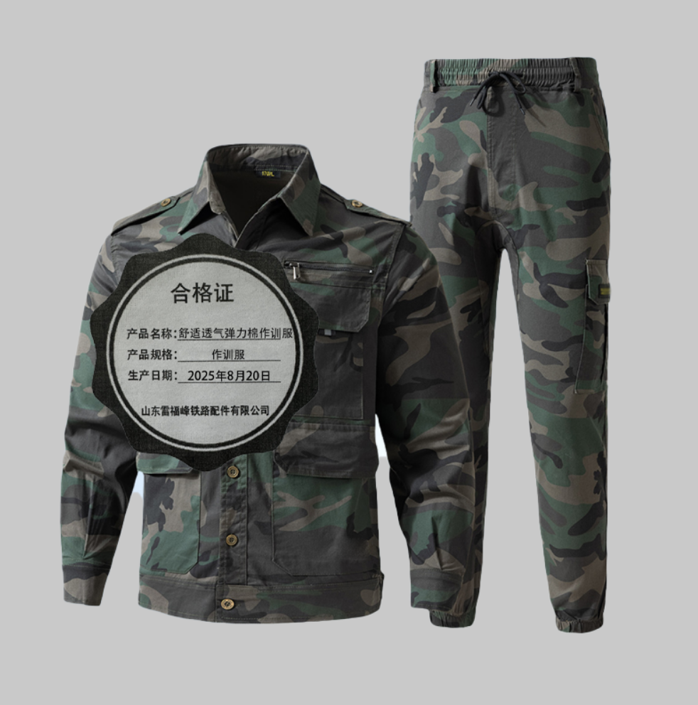 雷福峰舒适透气弹力棉作训服/套高清大图