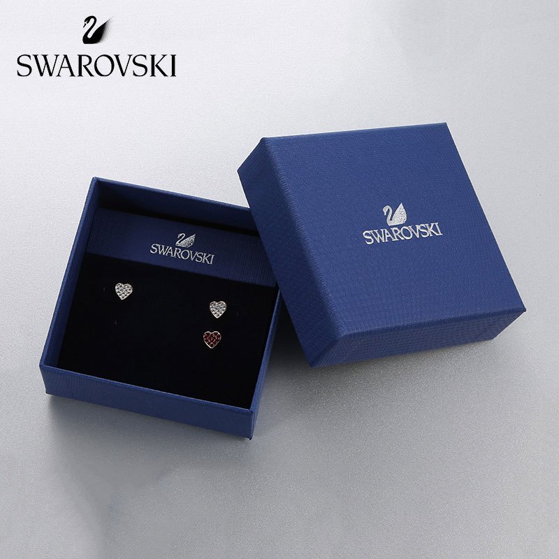 [直营]施华洛世奇(SWAROVSKI) 不对称耳钉耳饰 人造水晶 欧美风格 送恋人