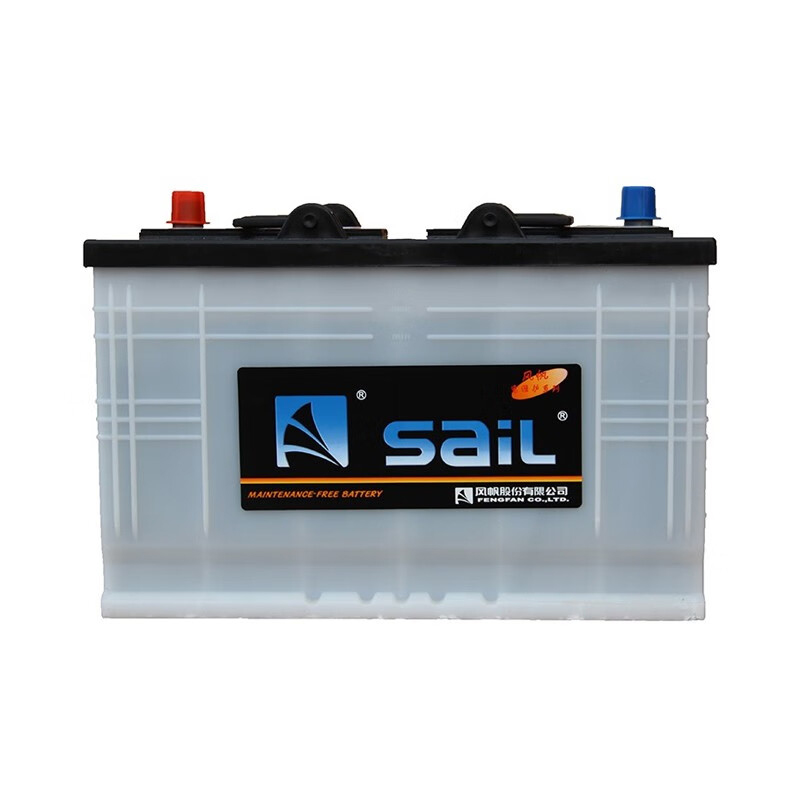 风帆(sail)6-QW-110 12V 110Ah工程车叉车货车客车发电机组物业机房 蓄电池 电瓶高清大图