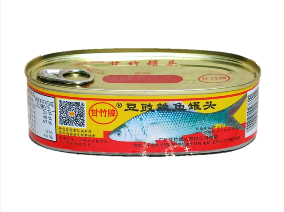 甘竹白标豆豉鲮鱼罐头227g