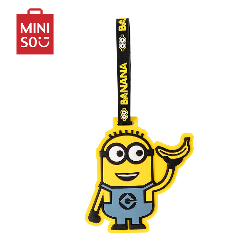 名创优品(miniso) 小黄人系列行李牌装饰摆件(Phil)