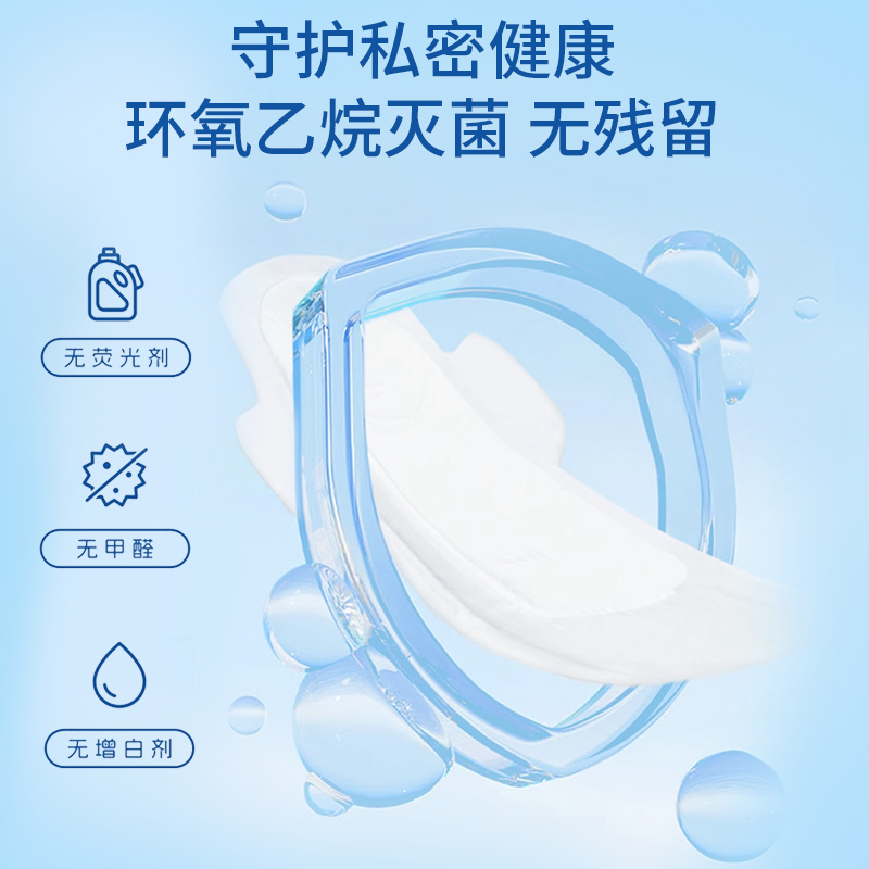 医用卫生巾械字号灭菌无菌纯棉姨妈垫巾经期护理垫[加长体验装]290mm*6片*1盒高清大图