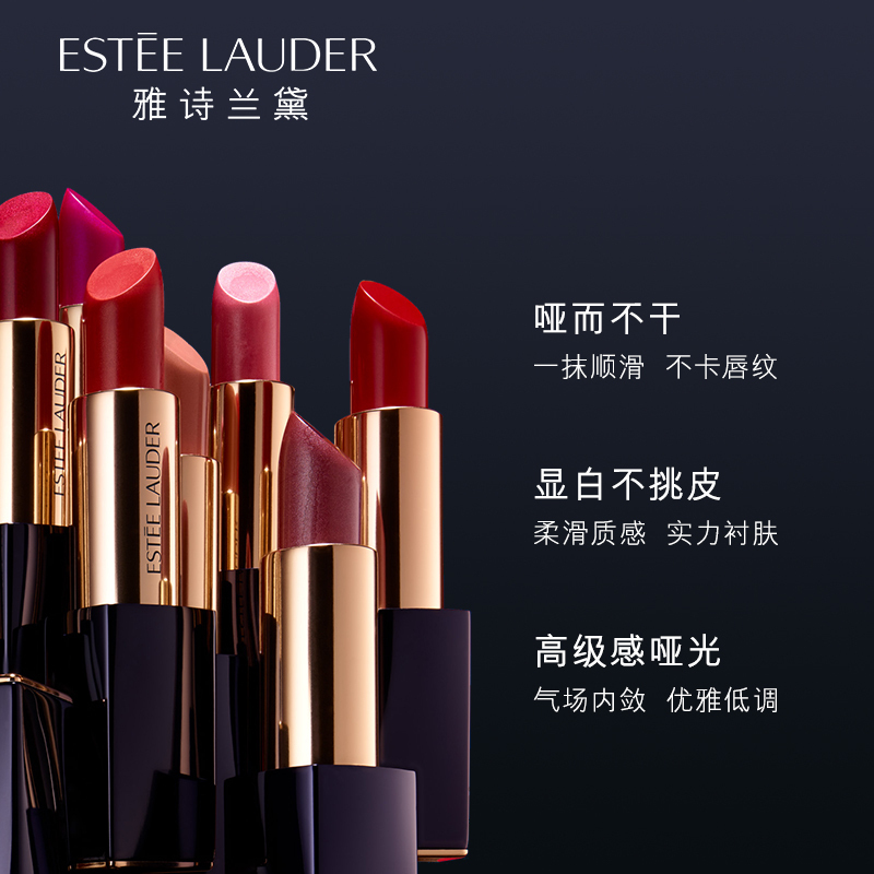 Estee Lauder 雅诗兰黛倾慕系列口红 丰盈润唇显色唇膏 420#豆沙色(大表姐色)3.5g