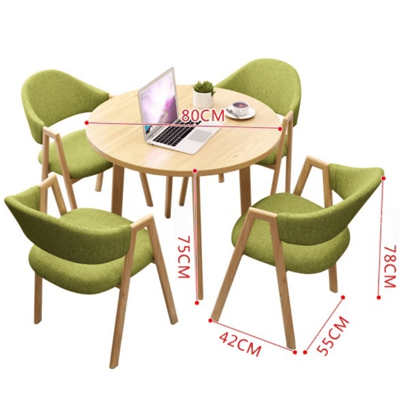 鑫木樽休闲桌一桌四椅套高清大图