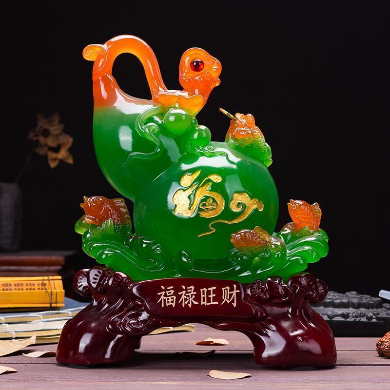 貔貅葫芦摆件工艺品家居摆设酒柜创意客厅风水装饰品开业礼品_791_205