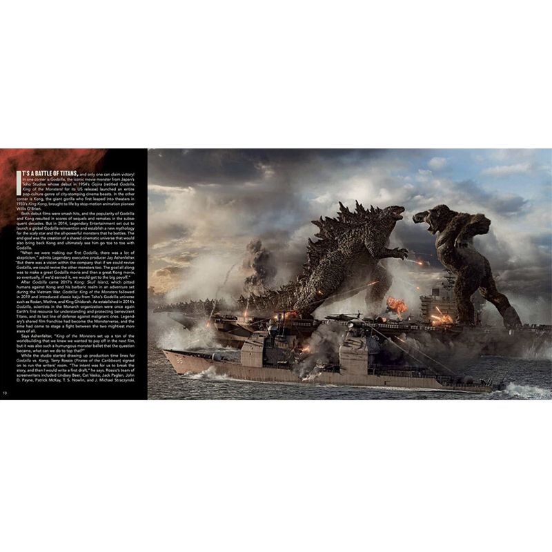 [正版]《哥斯拉大战金刚》电影设定集 英文原版 The Art of Godzilla vs. Kong 艺术设定集高清大图