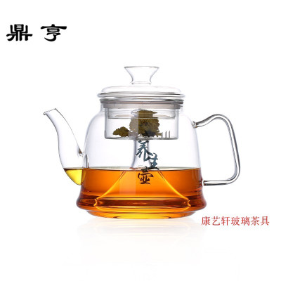 鼎亨耐热全玻璃蒸茶壶电陶炉加热煮黑茶蒸汽泡普洱茶养生茶具蒸煮