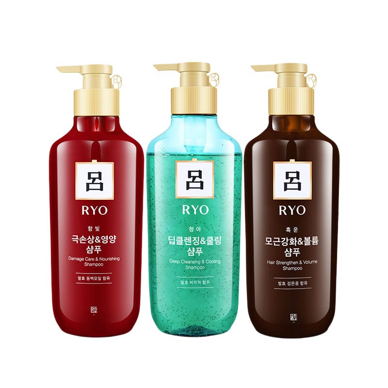 韩国ryo吕绿吕护发素控油去屑升级柔顺控油去屑止痒滋润蓬松韩国进口