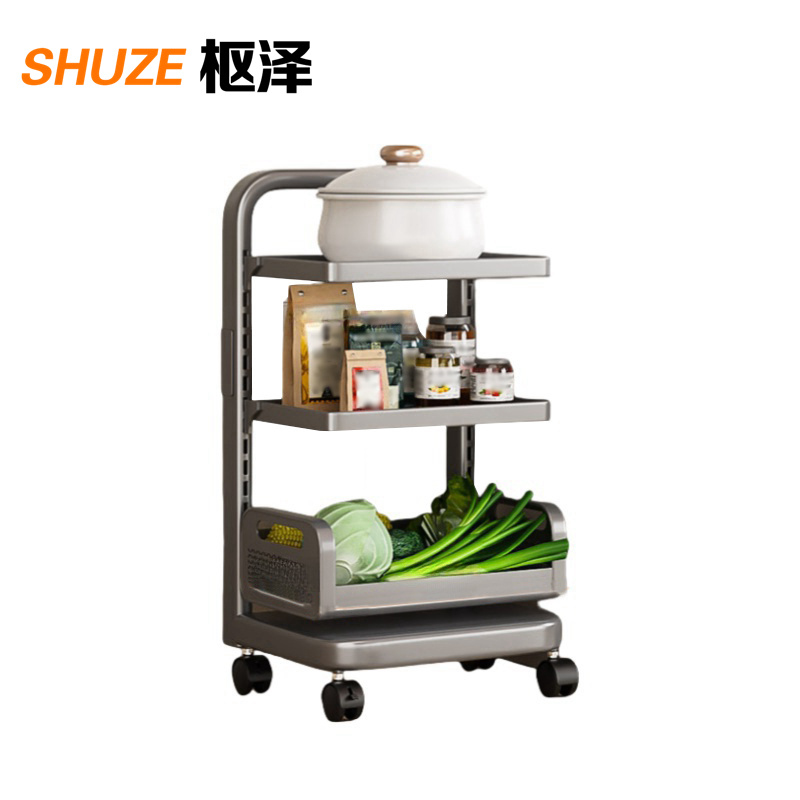 枢泽 收纳架 两板一篮 个高清大图