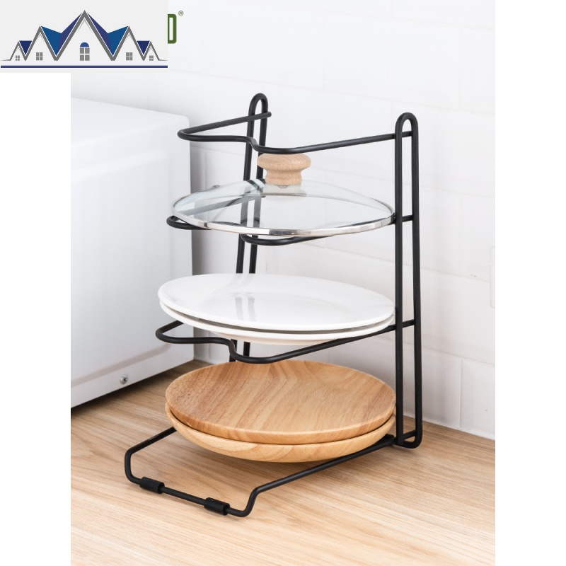 创意厨房用品砧板锅盖架多功能免打孔菜板置物架收纳架沥水架_856_288高清大图