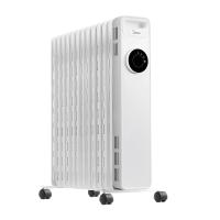 美的(Midea)电热油汀机械式家用电暖器暖气防烫镂空叶片加热节能电烤火炉