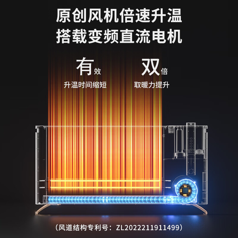 西屋(Westinghouse)芯智系列欧式快热炉电暖气取暖器家用节能全屋速热石墨烯暖风机杀菌加湿WTH-912A