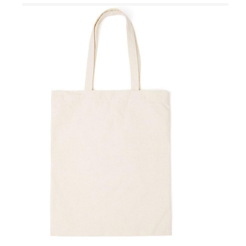 未易slfbstd20帆布手提袋28cm40cm单色印刷双面手提绳高度20cm个