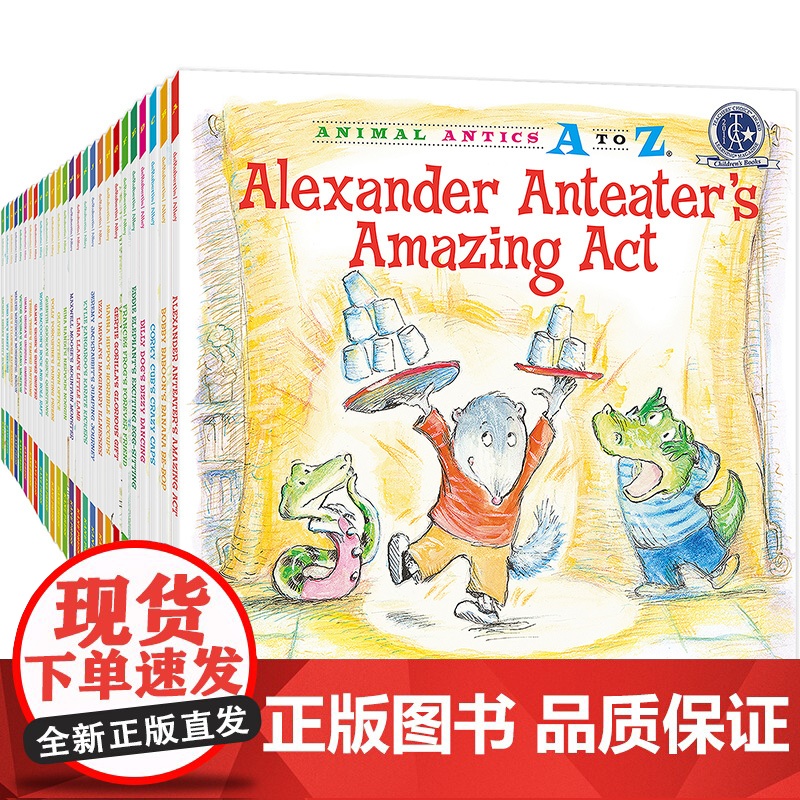 爱心树 英文原版绘本Animal Antics A to Z幼儿园里的26个开心果:3-6岁美国老师力推英语启蒙绘本满足高清大图