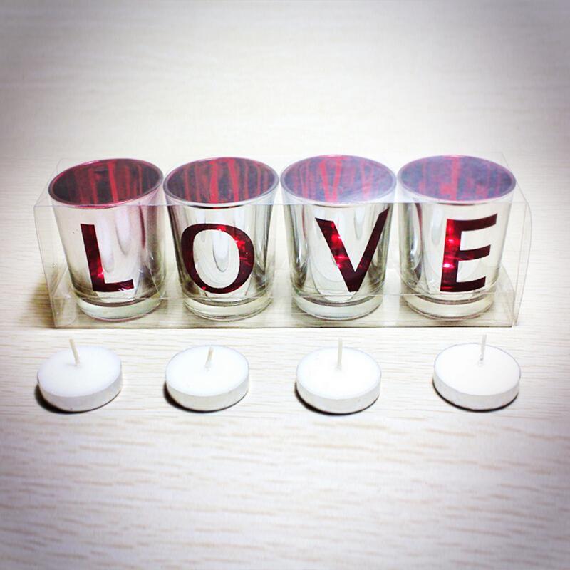 18新款七夕LOVE蜡烛创意浪漫蜡烛求婚道具结婚恋爱表白蜡烛创意生日