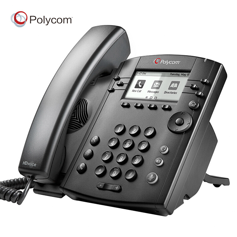 宝利通(POLYCOM)VVX301会议电话机座机音视频会议系统终端全向麦克风八爪鱼会议IP电话
