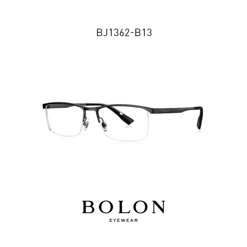 BOLON暴龙新款光学镜框方形钛架框眼镜商务近视镜BJ1362