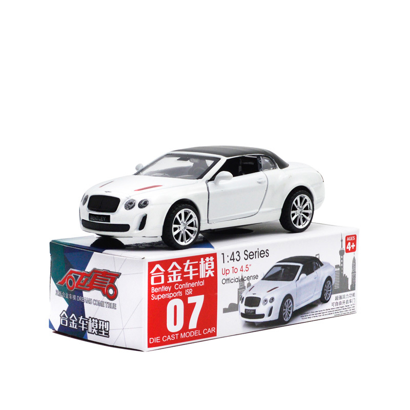 彩珀合金模型车670-07宾利 欧陆
