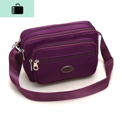 新款韩版斜挎包女帆布尼龙女包中年妈妈单肩包斜挎收钱生意包女包NEWLAKE 收藏加购物车优先发货