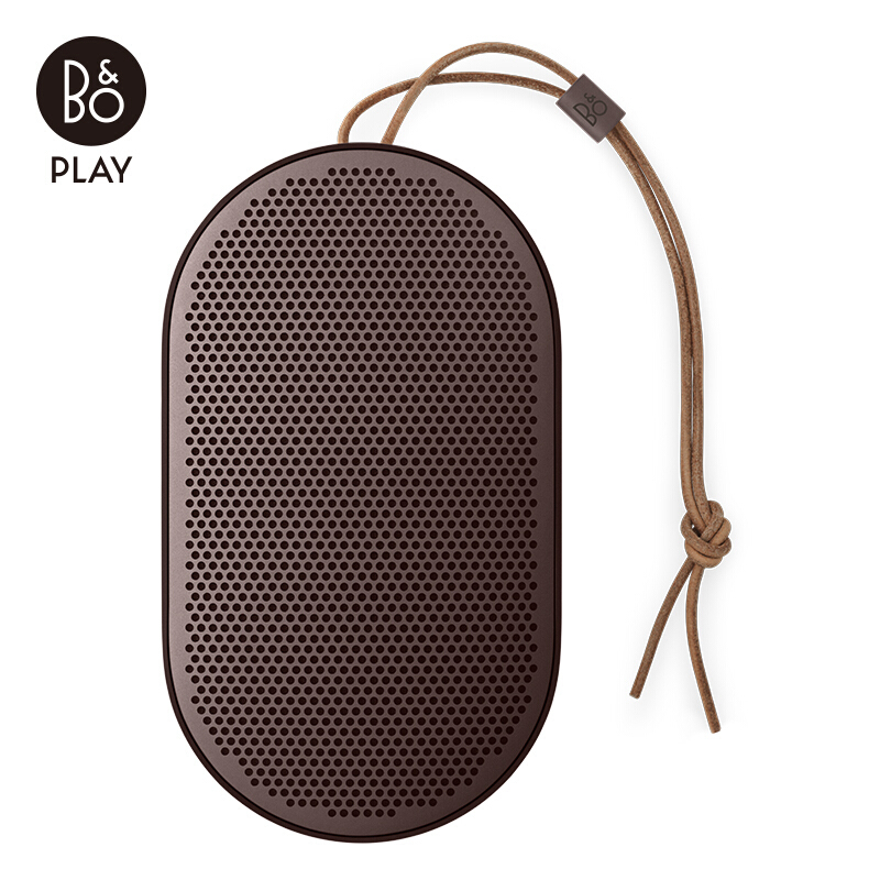 B&O/B&O BeoPlay P2 无线超小便携蓝牙音响 户外健身迷你小音响 免提通话 持久续航 超长待机 棕色