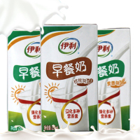 伊利早餐奶无菌砖麦香味250ml*24盒