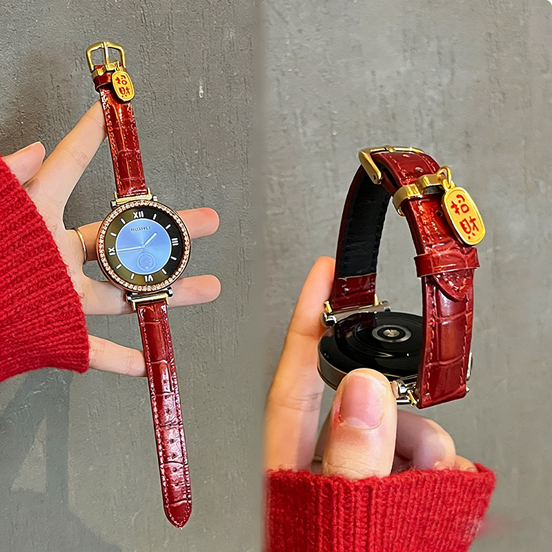 适用小天才电话手表表带Z10/Z9可爱挂脖Z11新款Z8Z7S保护套3139B 红壳 441