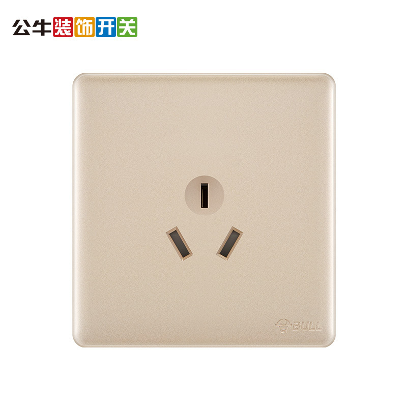 公牛五孔三位USB玫瑰金插座 面板G28E536 U6