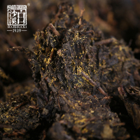 湖南安化黑茶金花茯砖 白沙溪BAI SHA XI天茯茶1000g手筑茯砖茶叶礼盒装
