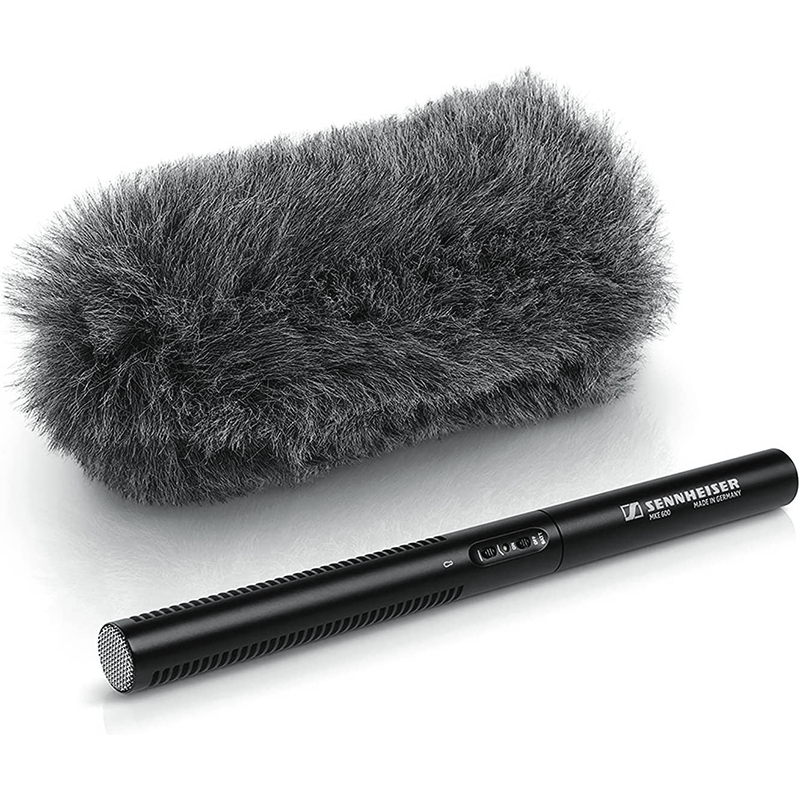 森海塞尔sennheisermke600单反相机麦克风拍摄采访录音直播话筒麦克风